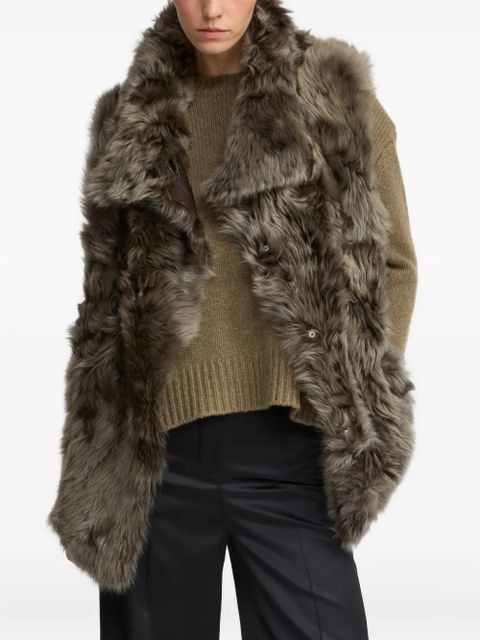 Yves Salomon Toscana lambskin jacket - Grey - zdjęcie produktu nr 1