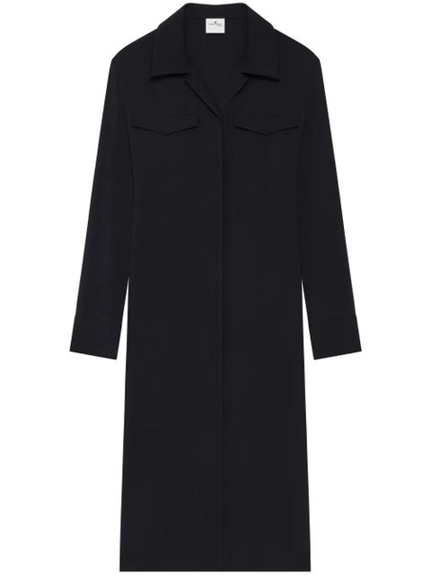 Courrèges two-pocket midi dress - Black - zdjęcie produktu nr 1