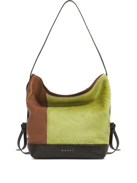 Marni colour-block shoulder bag - Brown - zdjęcie produktu nr 1