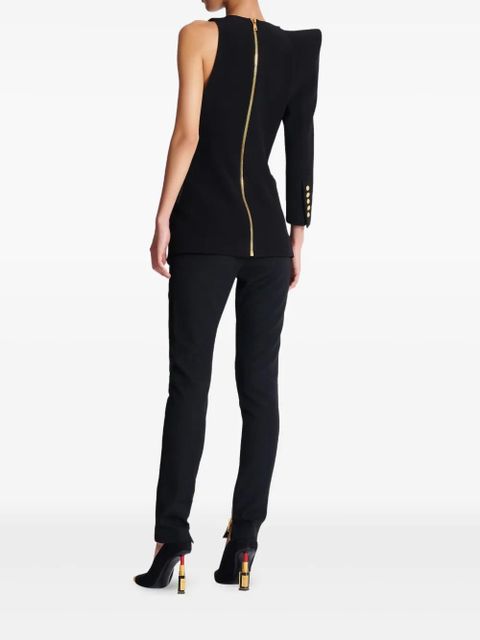 Balmain asymmetric top - Black