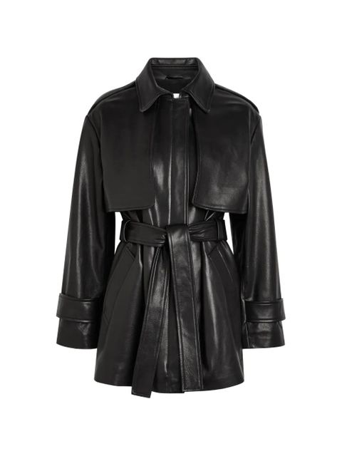 Nour Hammour Priya belted jacket - Black - zdjęcie produktu nr 1