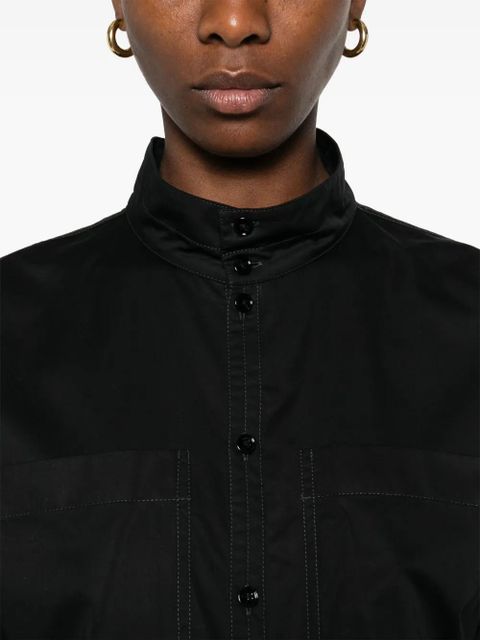 LEMAIRE cotton shirt - Black