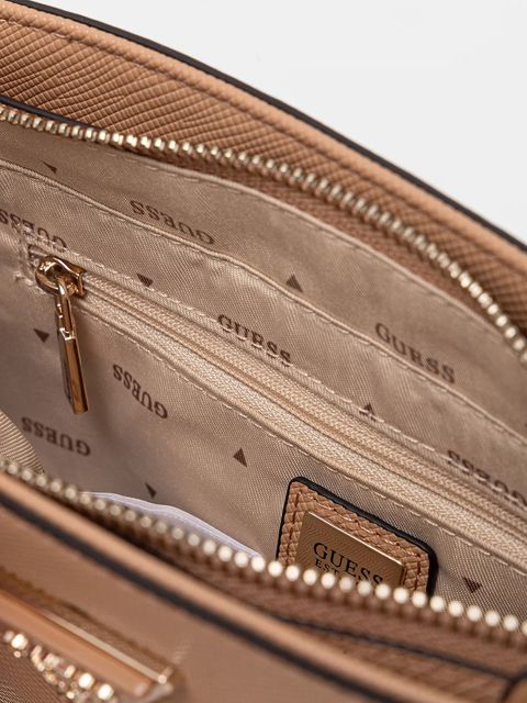 Guess torebka NOELLE kolor brązowy HWZG78 79720