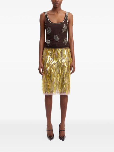 16Arlington Emilia midi skirt - Yellow - zdjęcie produktu nr 2