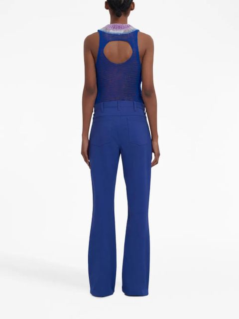 Marni high-waist flared trousers - Blue