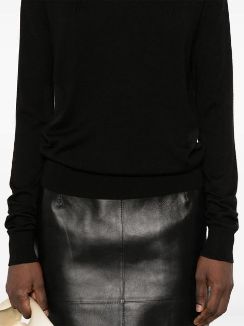 TOTEME crew-neck top - Black