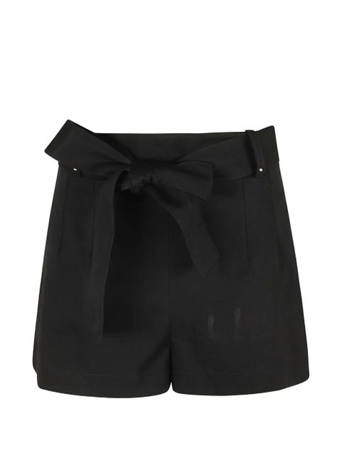 Moncler belted darted shorts - Black - zdjęcie produktu nr 1