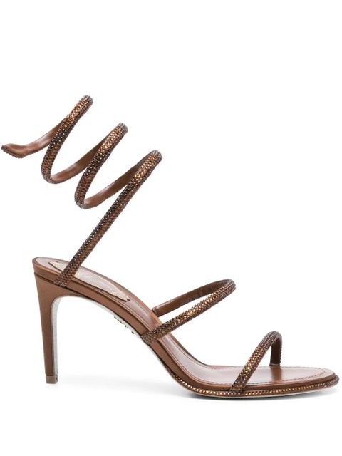 René Caovilla 100mm Cleo sandals - Brown - zdjęcie produktu nr 1