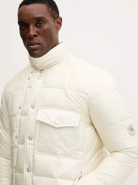 Mammut kurtka puchowa Mammut x Cabourn Direttissima kolor beżowy zimowa 1013.04250