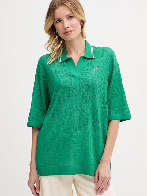 Tommy Hilfiger polo męskie z lyocellem SUMMER - zdjęcie produktu nr 1