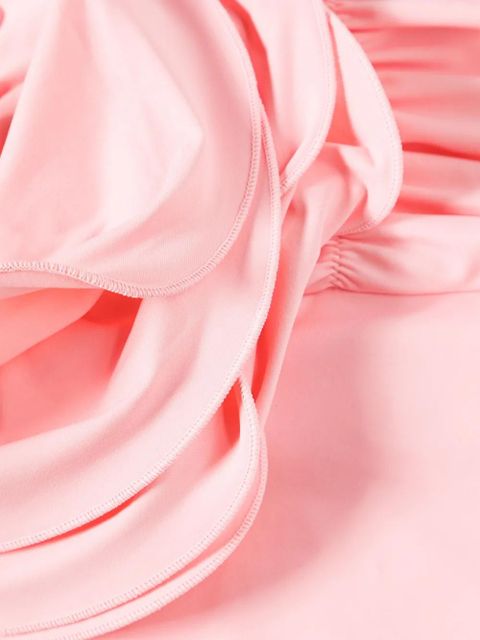 Magda Butrym floral-appliqué triangle bikini - Pink