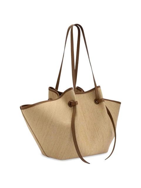 Yuzefi large Mochi woven shoulder bag - Neutrals