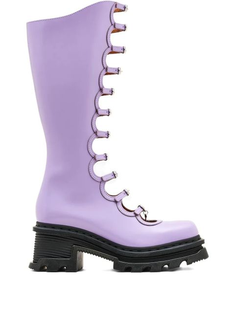Marc Jacobs xDr. Martens 160mm The Kiki cut-out boots - Purple - zdjęcie produktu nr 1