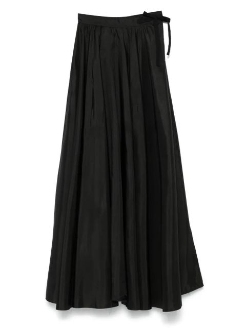 MM6 Maison Margiela taffeta maxi skirt - Black - zdjęcie produktu nr 1