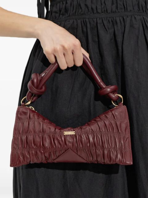 Cult Gaia Hera ruched-effect tote bag - Red