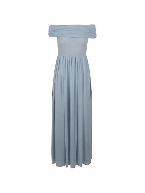 ROTATE BIRGER CHRISTENSEN light blue asymmetric maxi dress - zdjęcie produktu nr 1