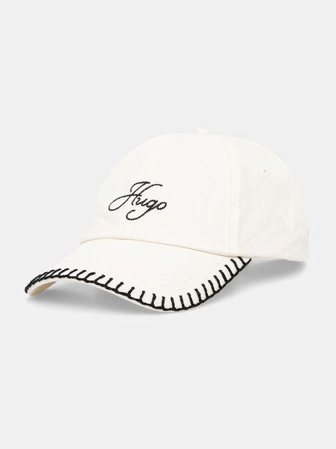 HUGO czapka bejsbolówka damska bawełniana Ally-SB - zdjęcie produktu nr 2