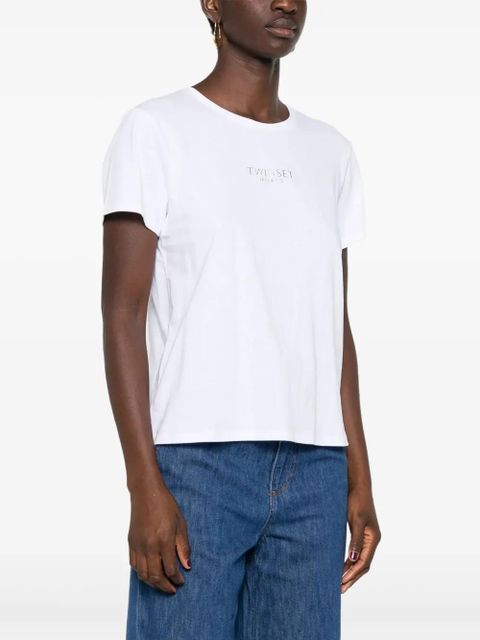 TWINSET logo-print T-shirt - White
