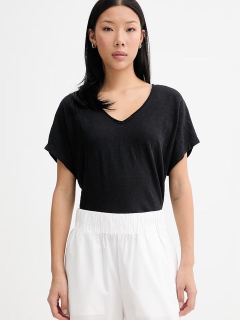 Marc O'Polo T-shirt basic damski bawełniany - zdjęcie produktu nr 1