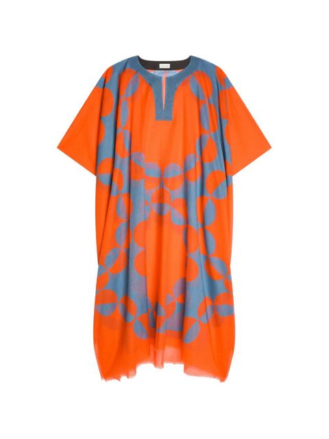 DRIES VAN NOTEN printed kaftan - Orange - zdjęcie produktu nr 1