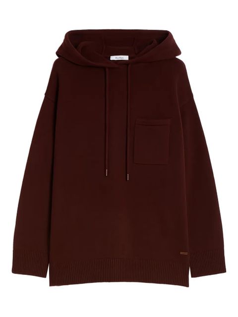 Max Mara chest-pocket hoodie - Red - zdjęcie produktu nr 1