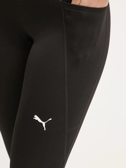 Puma legginsy treningowe Essentials kolor czarny gładkie 525899