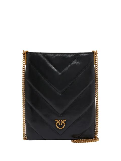 PINKO quilted chevron cross body bag - Black - zdjęcie produktu nr 1