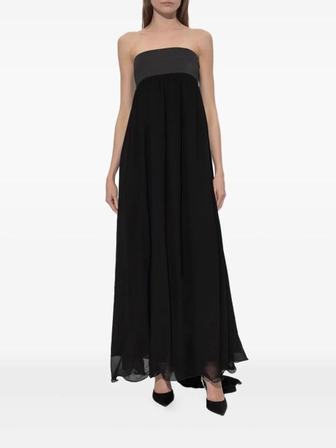 Posse Solene strapless maxi dress - Black