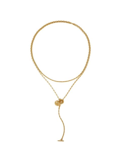 Jenny Bird ball-pendant chain necklace - Gold - zdjęcie produktu nr 1