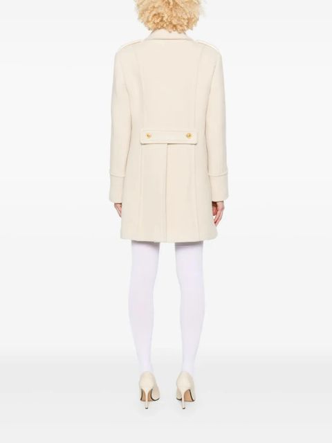 TOM FORD brushed peacoat - White