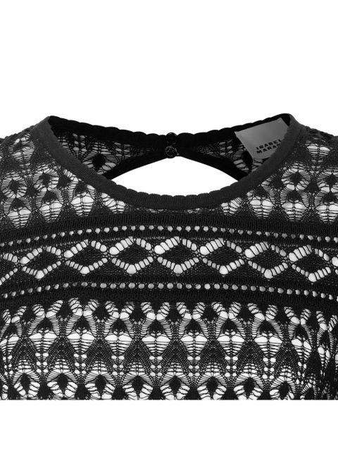 ISABEL MARANT Paloma open-back lace dress - Black