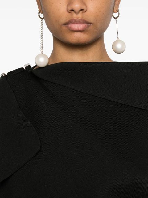 Jacquemus La Mini Robe Trapeze mini dress - Black