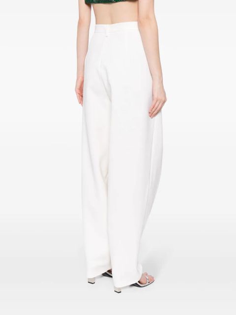 Magda Butrym pleated tapered-leg trousers - Neutrals