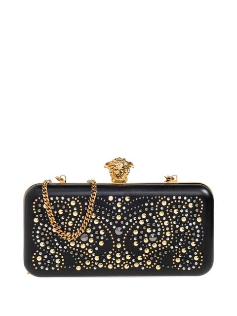 Versace embellishment chain clutch bag - Black - zdjęcie produktu nr 2