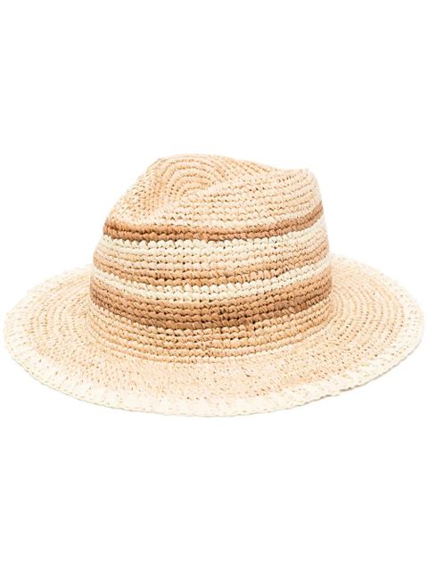 Manebi woven-wicker design sun hat - Neutrals - zdjęcie produktu nr 1