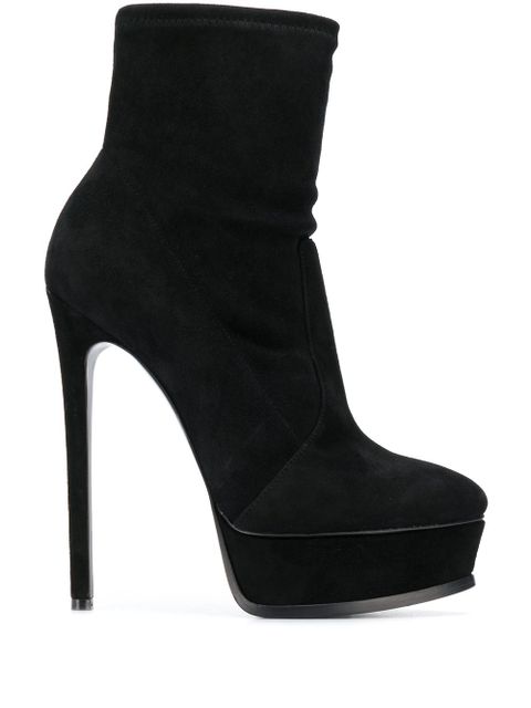 Casadei platform ankle boots - Black - zdjęcie produktu nr 1