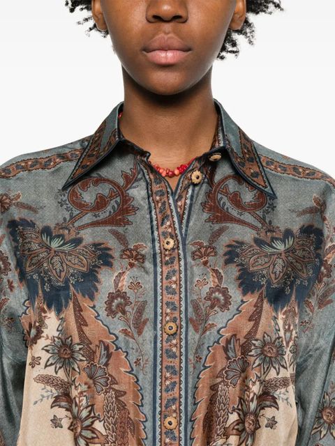 ZIMMERMANN Ascension shirt - Blue