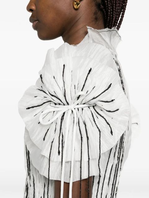 Aje Clara embellished maxi dress - White