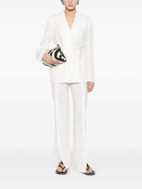 TWINSET tie-waist blazer - White - zdjęcie produktu nr 2