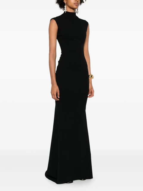 Jacquemus high-neck maxi dress - Black - zdjęcie produktu nr 2