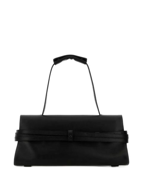 Moschino belted leather tote bag - Black - zdjęcie produktu nr 2