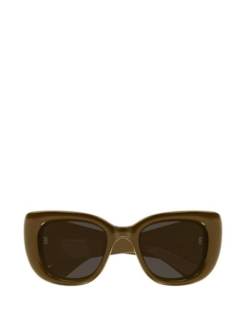 Saint Laurent Eyewear Howl cat-eye sunglasses - Brown - zdjęcie produktu nr 1