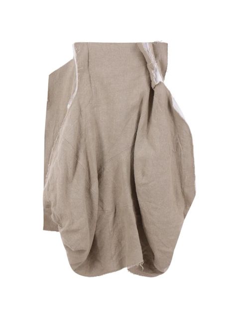Comme Des Garçons asymmetric-hem skirt - Neutrals - zdjęcie produktu nr 2