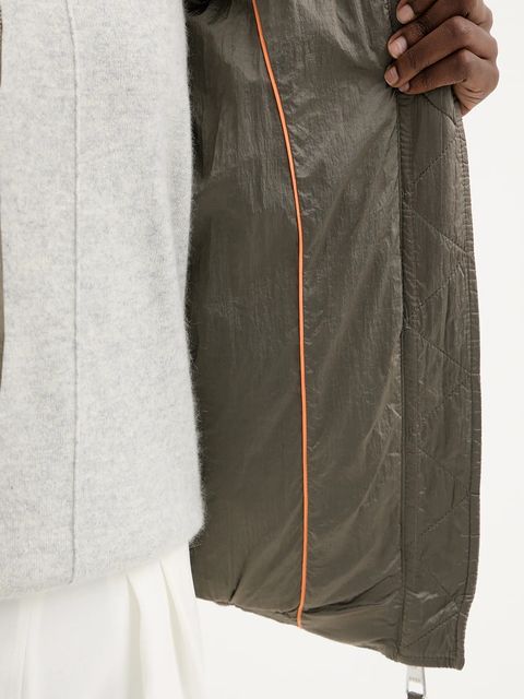 BOSS Orange kurtka kolor zielony zimowa 50548035