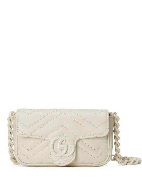 Gucci GG Marmont belt bag - White - zdjęcie produktu nr 1