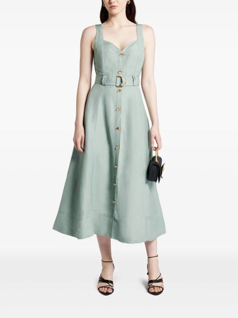 Aje belted midi dress - Green - zdjęcie produktu nr 2