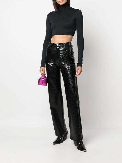 AMBUSH funnel-neck long-sleeve top - Black - zdjęcie produktu nr 2