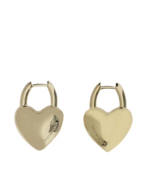 Balenciaga Minnie heart-shaped hoop earrings - 0027