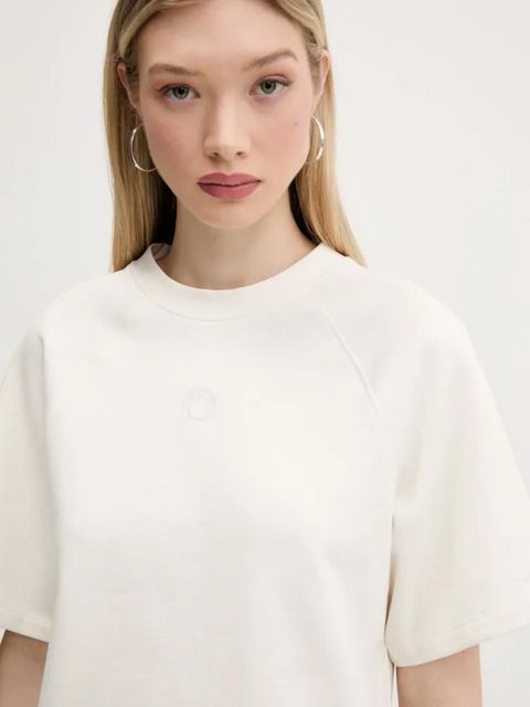 Hugo Blue t-shirt bawełniany damski kolor biały 50537091