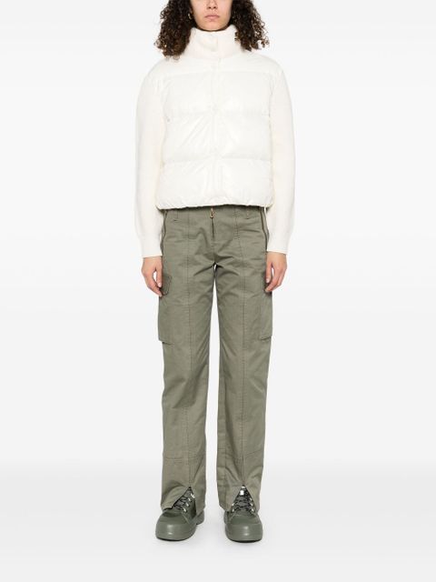 Moncler knitted-panels jacket - White - zdjęcie produktu nr 2